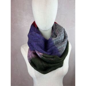 Colorful Alpaca Wool Blend Scarf Wrap